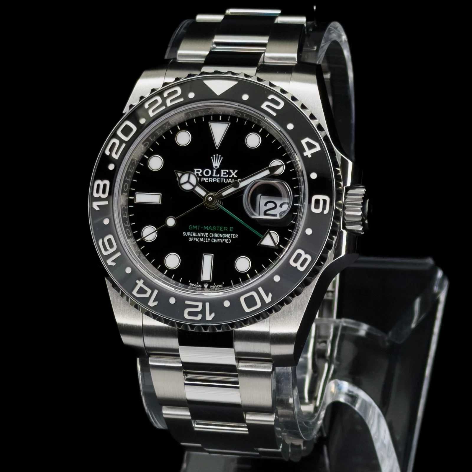 New 2025 Rolex GMT-Master II Bruce Wayne 40mm 126710GRNR Complete Set