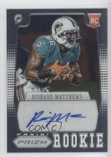 2012 Panini Prizm Auto 208/499 Rishard Matthews #255 Auto 0f8