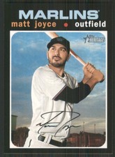 2020 Topps Heritage #636 Matt Joyce Miami Marlins 49050