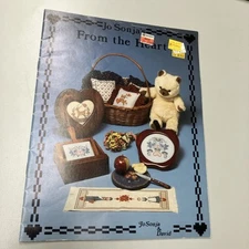 Jo Sonja Counted Cross Stitch Chart Pattern From The Heart Sampler 1985 FS!