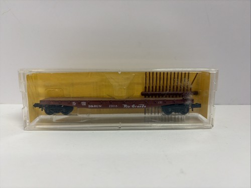 Microtrenes escala N Kadee 45108-1 D&RGW 50' coche plano #23015 | Zustand: New