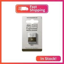 Winsor & Newton Professional Watercolor, Half Pan, Sepia