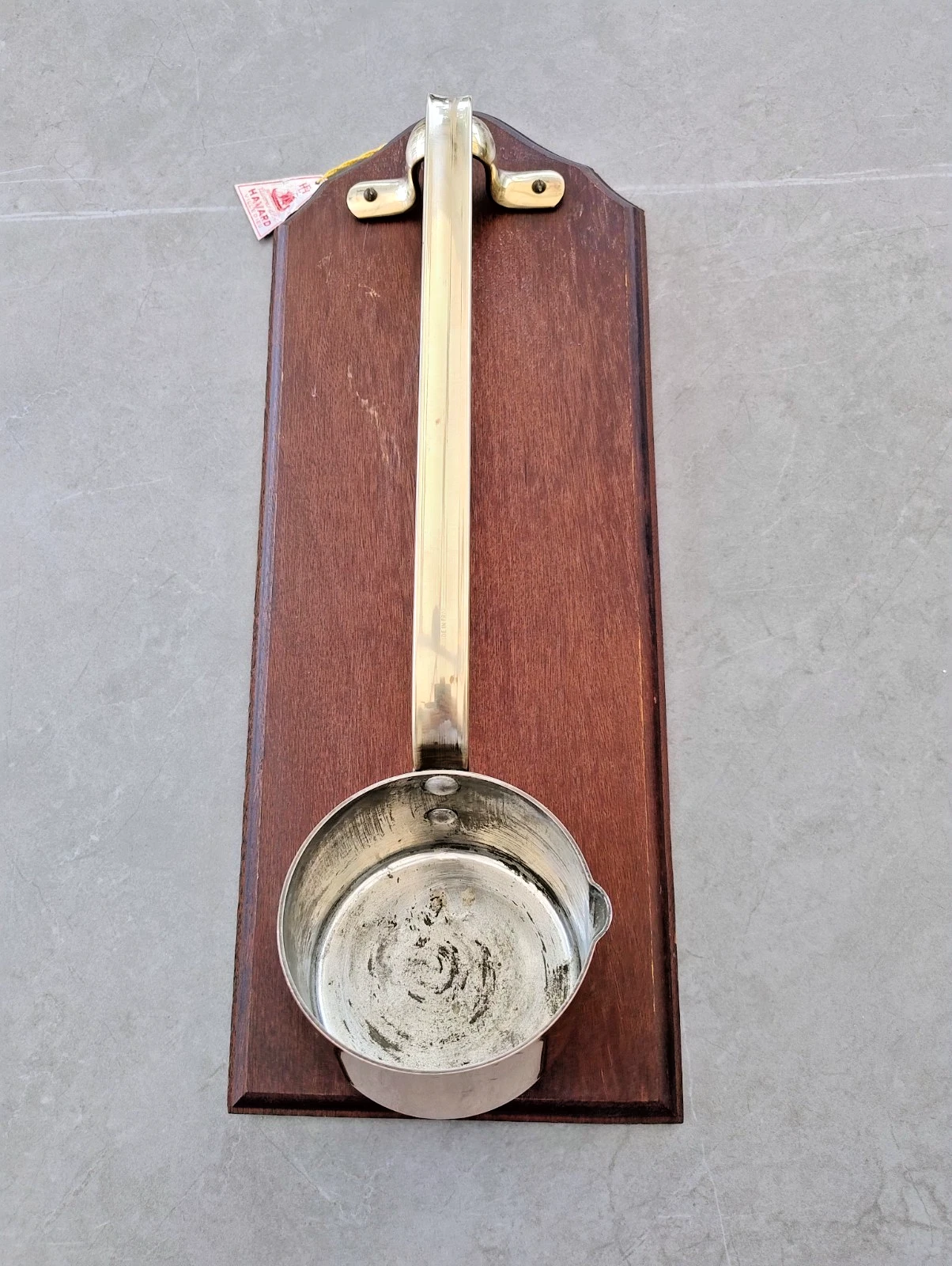Vintage Havard Copper Sauce Pan Ladle Brass Handle 8cm French Pan Wall Mounted
Opens in a new window