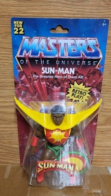 Masters of the Universe Sun-Man Retro Play Action Figure NEW 