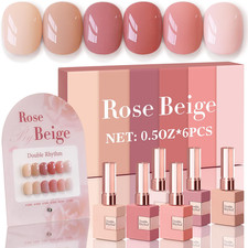 6 Pcs 15 ML Gel Polish Set Same Color Same Bottle Soak off Gel Polish Kit Nail A