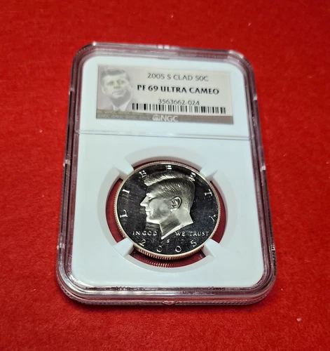 2005 S CLAD 50C PF69 Ultra Cameo NGC Kennedy San Francisco
