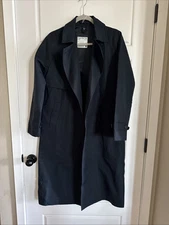 frank and oak Women’s le trench coat size xs $279 Black