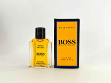 HUGO BOSS SPIRIT 5ml miniatura IMBALLO ORIGINALE | Vintage EUROCOS | COMPLETO impeccabile | da collezione RARO