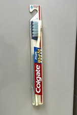VINTAGE Colgate Plus Ultra Fit Toothbrush Adult Medium Made In USA movie Prop