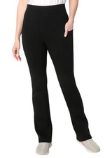 Denim  Co. Women's Active Duo Stretch Lightly Boot Pant Black