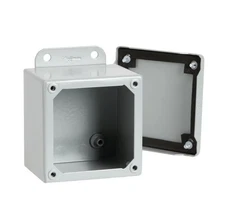 Nvent Hoffman A606SC NEMA 12 Enclosure 6”x6”x4” Gray Steel