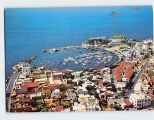 Postcard Tourkolimano from the air Kastella Piraeus Greece