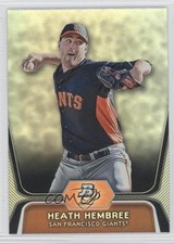 2012 Bowman Platinum Prospects Heath Hembree #BPP91 0w8