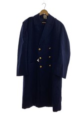 French Military Peacoat/-/Cotton/Nvy/Plain 3346