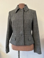 Beautiful women's Next tailored, cropped blazer (Prince of Wales) pattern Sz 12