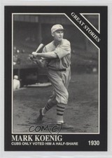 1993 The Sporting News Conlon Collection Mark Koenig #751 0kb5