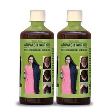 Adivasi Neelgiri Herbal Hair Oil with 108 Herb for Hair Growth,100ml Pack Of 2 