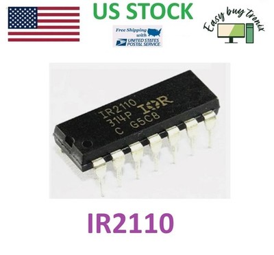 5PCS IR2110 IR2110PBF DIP-14 IR FETS DRIVER MOSFET Transistor High voltage IC