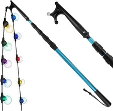 KOMCLUB Telescopic Boat Hook for Docking Extension Pole blue-11.75FT