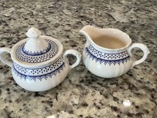 Mason's Louise Sugar And Creamer  Vintage