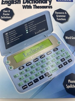 LEXiBOOK D650EN The English Dictionary Definitions Thesaurus Grammar Spellcheck