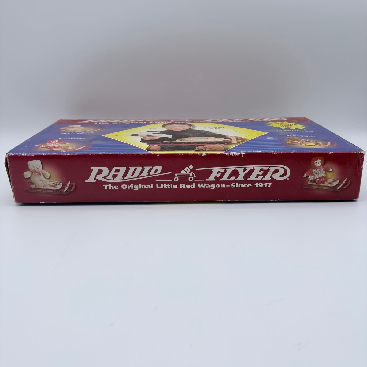 Vintage Original Radio Flyer No 551 Little Wood Sled Classic 1917