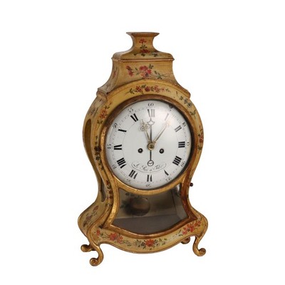 Antikes Uhr Le Roi et Fils Holz Dekorationen Frankreich XVIII Jhd Originell