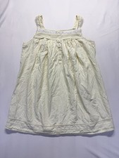 Classic Elements Mini Dress Womens L Cream Se...