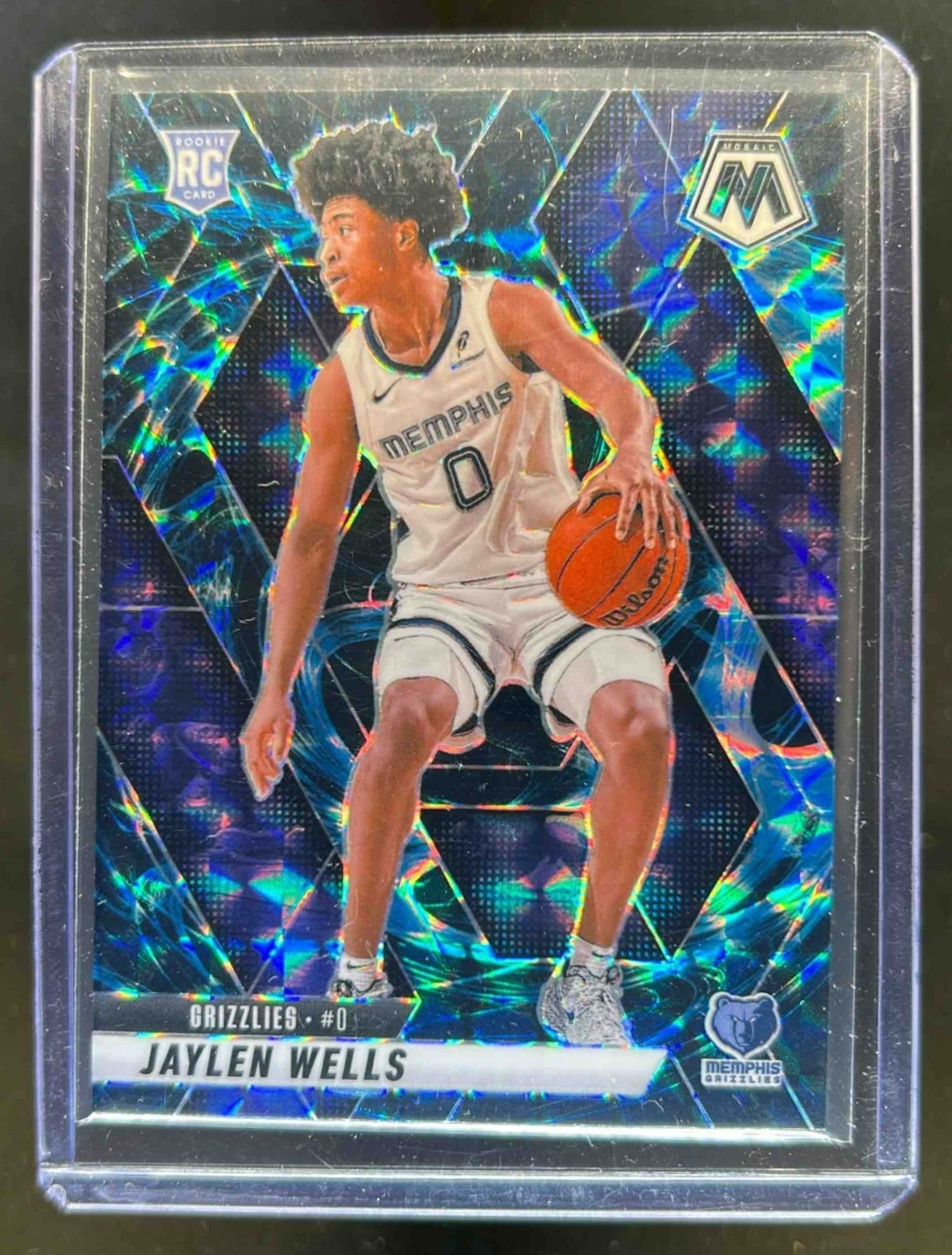 2024-25 Mosaic Jaylen Wells RC Genesis Rookie #240 Grizzlies