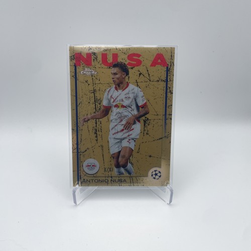 2024-25 Topps Chrome UEFA Club Competitions Antonio Nusa #175 XI Refractor /11