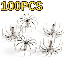 100pcs 12point Squid Hooks 28mm squid jig fishing tackle Fast Shipping
