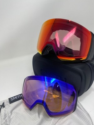 Smith 4D Mag Ski Goggles - ChromaPop Red Mirror + Strom rose flash lenses