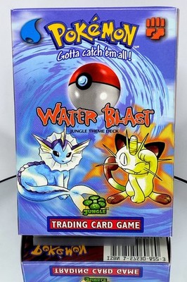 Pokémon TCG Jungle Water Blast Theme Deck - Open Box - 59/60 No