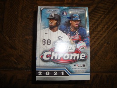 2021 Topps Chrome Baseball Blaster Box 32 cards-2 Sepia/2Pink Refractors