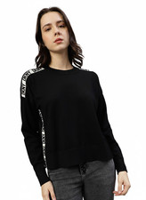 DKNY Women's Womens Black Logo Sweater Size XS NWT