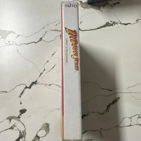 Indiana Jones and the Last Crusade  Nintendo NES Rental Box Parts VTG Game