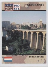 1991 Pro Set Desert Storm Geography Luxembourg #35 0b6