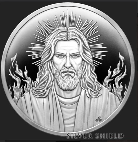 💥LIMITED EDITION💥2025  SILVER SHIELD RAPTURE JESUS PROOF MiniMintage of 332