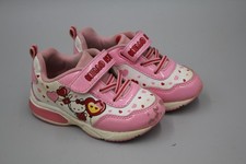 Hello Kitty Toddler Girls Light Up Pink/White Sneakers Shoes Size 9 Sanrio Kids