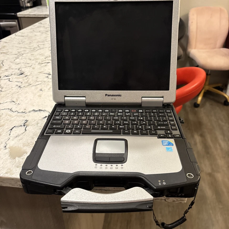 Panasonic ToughBook CF-30 13.3" Laptop Incomplete For Parts Or Repairs Only - Image 3 of 4