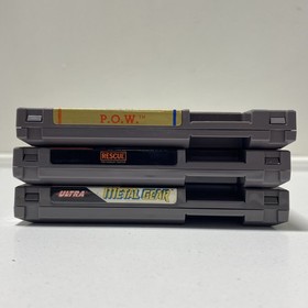 NES Bundle: Metal Gear, P.O.W. & Rescue: The Embassy Mission