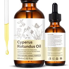 Cyperus Rotundus Oil, Natural Oil for Hair Removal, 60ml