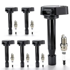 UF242 Ignition Coil Pack & 4503 Iridium Spark Plug Compatible with Honda 1999...