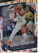 2025 Panini Prizm WNBA WNBA Logo Prizms DiJonai Carrington #9 | Minnesota Lynx
