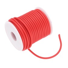 16.4 Yards Hollow Pipe Tubing Rubber Cord Knitting Barber Cord Red