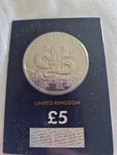 2024 KING CHARLES III BUCKINGHAM PALACE BU £5 FIVE POUND Coin BUNC UNCIRCULATED