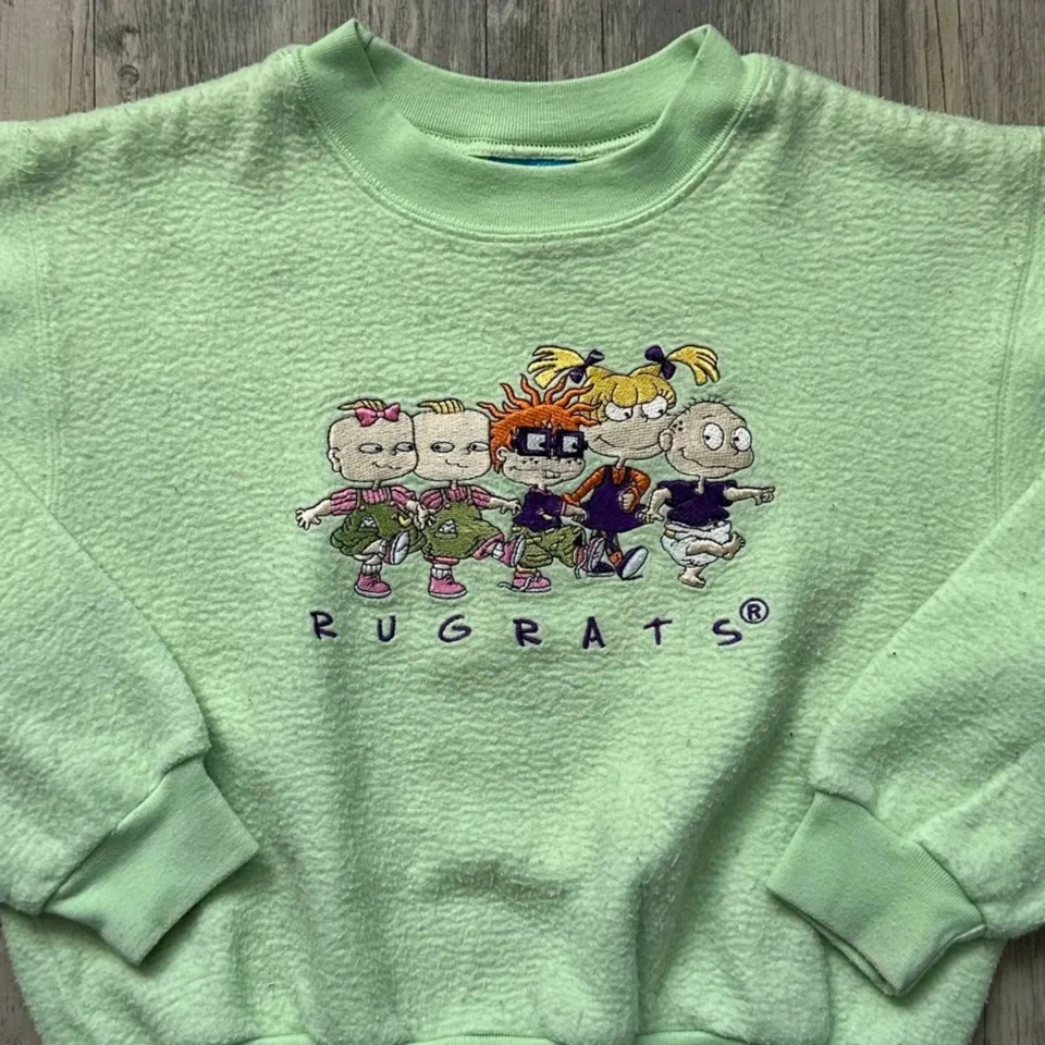Sudadera promocional Nickelodeon Rugrats 1998 vintage talla M niños Foto 2 de 4