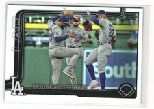 LA Dodgers Swagger 2025 Topps Series 1 #255 Rainbow Foil Parallel