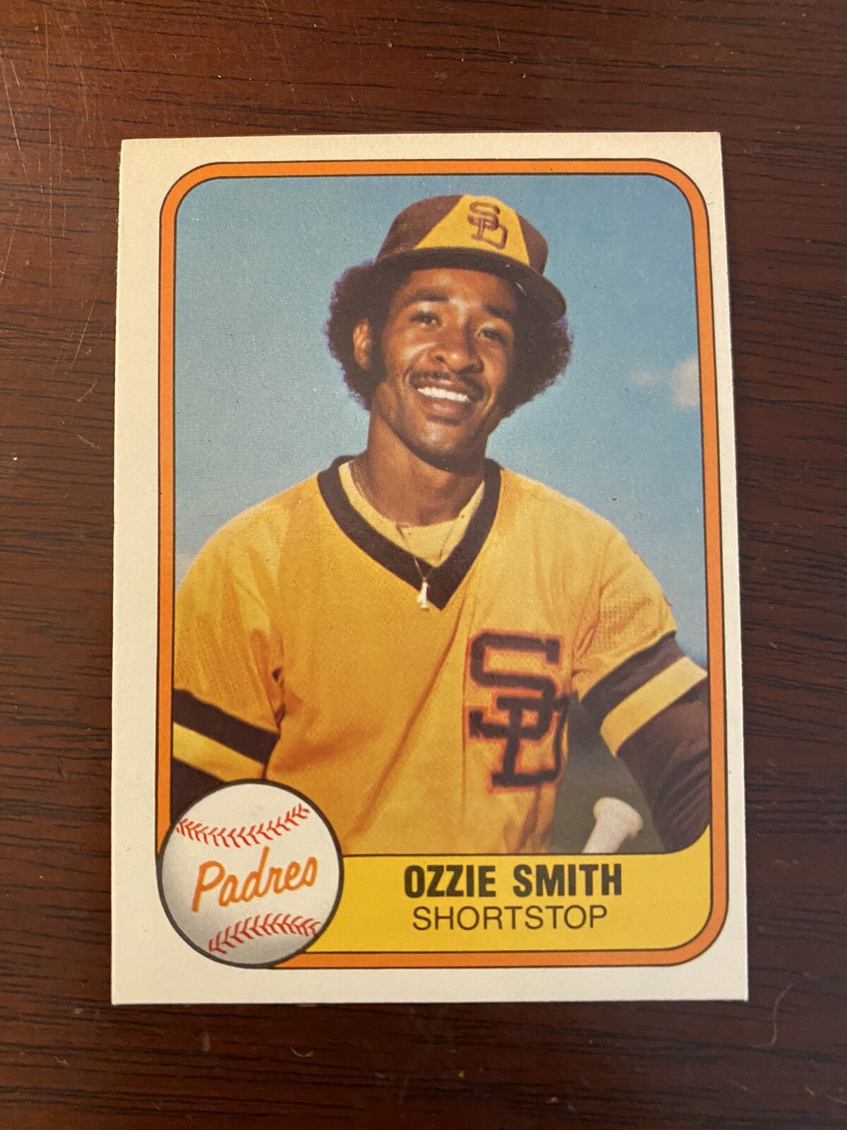 1981 Fleer - SD Padres Baseball Card #488 - Ozzie Smith HOF -