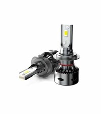 LED Auto Kit Lampade Fari Coppia H7 CANBUS D8 Moto Lampadine 100W X2 Luce Bianca - Miniatura 2